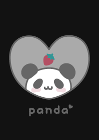 Panda Strawberry [Black]