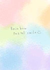 Pastel rainbow smile:)