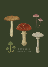 POISONOUS MUSHROOMS / DEEP GREEN