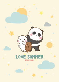 หมีสามตัว ฤดูร้อน คาวาอี้