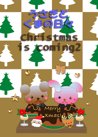 Rabbit and bear daily<Xmas is coming2>