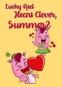 Lucky Red Heart Clover, Summer2