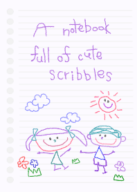 A notebook full of cute scribbles 12
