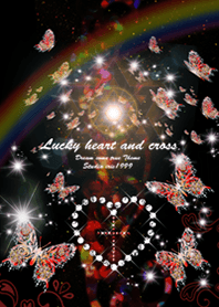 Lucky heart and cross2