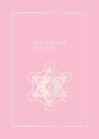 Metatron Cube - Pink