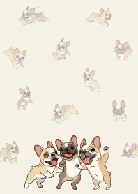 Cute happy french bulldog/2