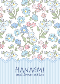 HANAEMI small flowers and lace world