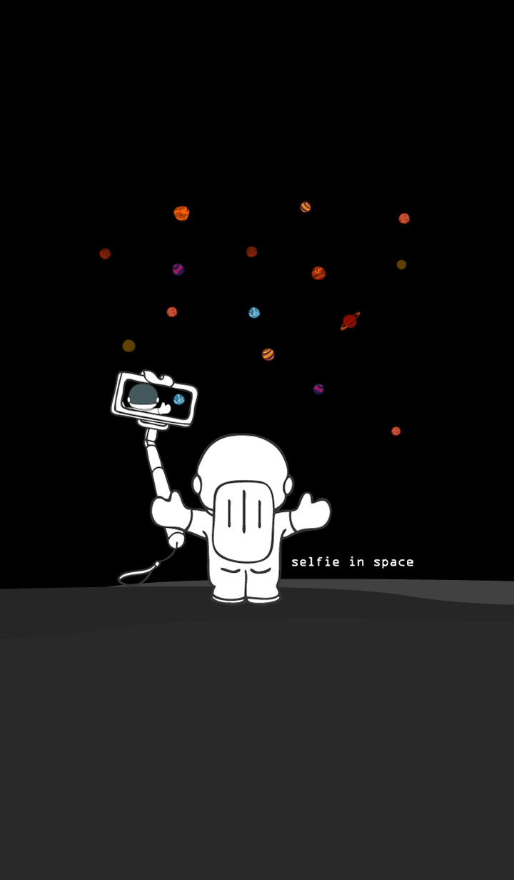selfie in space