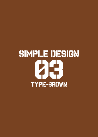 03 with the simple design (brown)