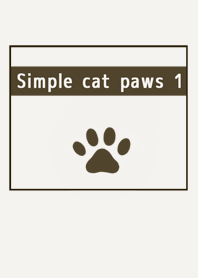 Simple cat paws No.1