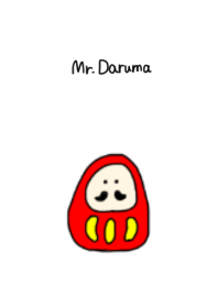 Cute theme of daruma doll