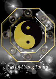 Black : Yin and Yang Taijitu