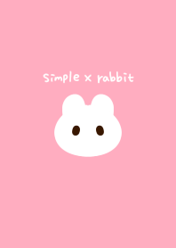 Simple & cute rabbit!!