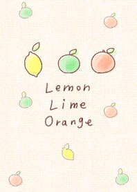Simple lemon lime orange.