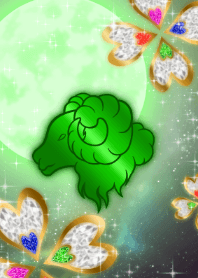 牡羊座 四つ葉のクローバー -緑-