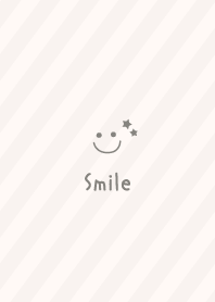 Smile Star =Beige= Stripe2