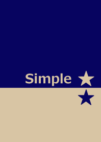 ツートンカラーと星