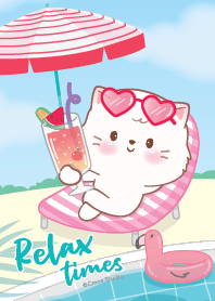 Cotton Cat : Relax times!
