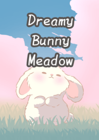 Dreamy Bunny Meadow (B/W 01)
