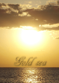 The golden sea that attracts good luck