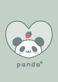 Panda Strawberry - Dullness Green