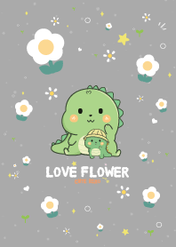 Dino Love Flower Sweet