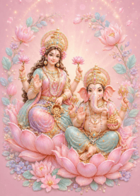Lakshmi Ganesha loving fortune 4_32