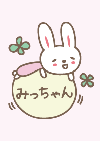 Cute rabbit theme for Micchan