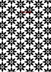 FLOWER Black and white.