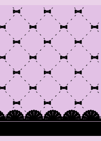 Ribbon and lace02 light purple