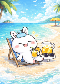 Cute rabbit by the sea 3_32