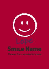 Smile Name Lope