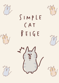 Simple cat beige Theme.
