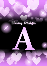 【A】イニシャル❤️紫ハート