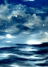 夜の月 月の海 #DkW_18。