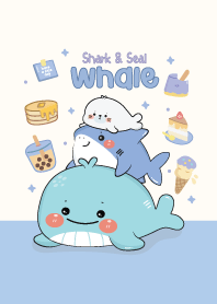 วาฬน่ารัก & เพื่อนฉลามและแมวน้ำ :D
