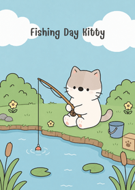 Fishing Day Kitty
