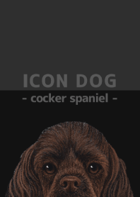 ICON DOG - Cocker Spaniel - BLACK/03