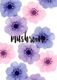 watercolor Anemone mush