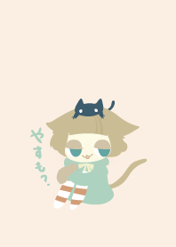 sokosoko ganbaru cat girl