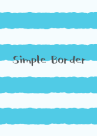 simple border (blue)