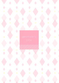 geometric pink.
