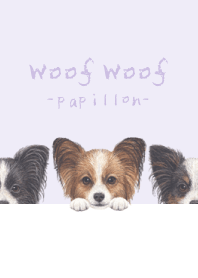Woof Woof - Papillon - PURPLE