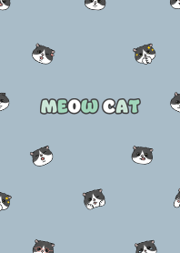 neko head8 - light steel blue