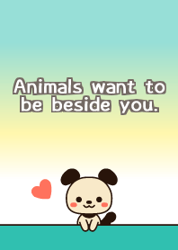 隣に居たいアニマルズ【いぬ】015 青緑