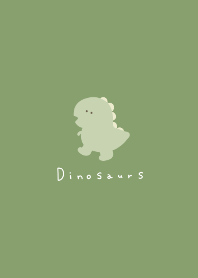 恐竜×グリーン　シンプル