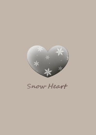 Snow Heart -black-