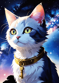 Night Moon Star Cat 33c135
