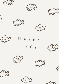 小鯊魚 | dark brown