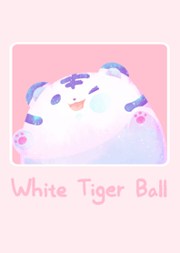 White Tiger Ball 3 Pink